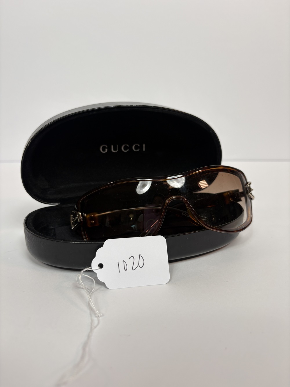 PF-1020 Vintage Gucci Y2K Tortoise Shell Sunglasses